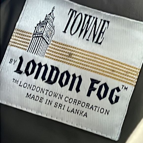 London Fog Towne men’s brown coat size Medium - Picture 4 of 8
